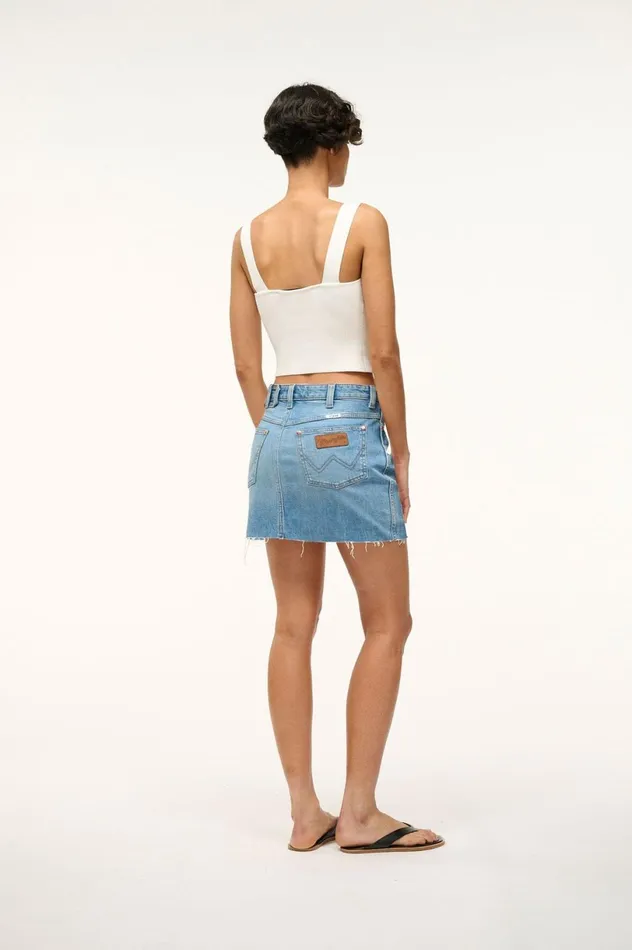 Women Denim STAUD STAUD WRANGLER THE MINI SKIRT Women Denim STAUD STAUD WRANGLER THE MINI SKIRT