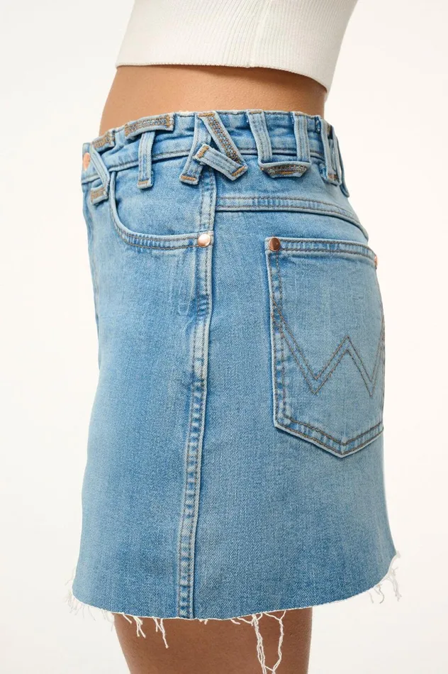 Women Denim STAUD STAUD WRANGLER THE MINI SKIRT Women Denim STAUD STAUD WRANGLER THE MINI SKIRT