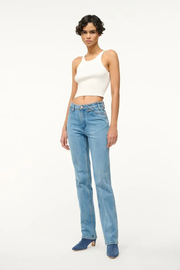 Women Denim STAUD STAUD WRANGLER THE STAUD STRAIGHT CUT