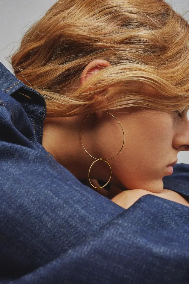 Women DOM EARRING Gold Soeur Jewellery