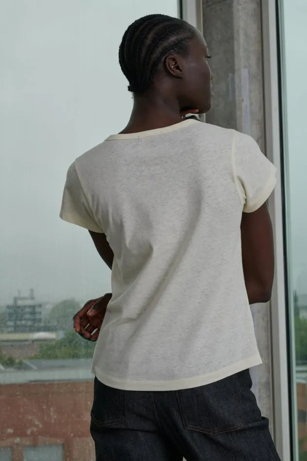 Women DOMINIQUE TEESHIRT Offwhite Soeur TShirts and Sweatshirts