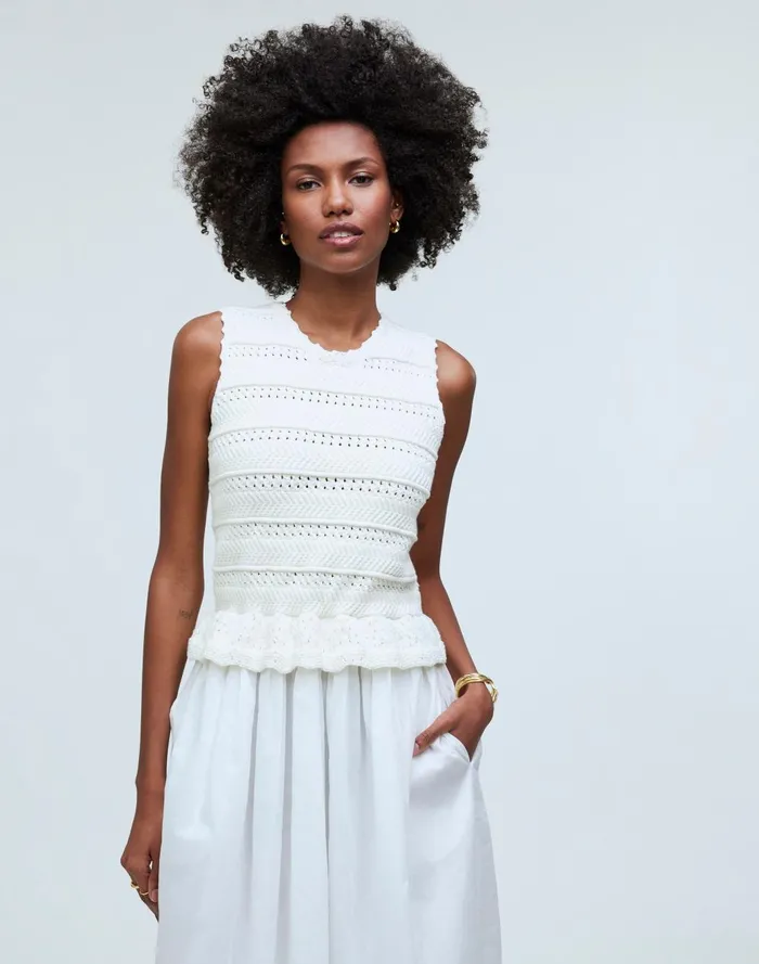 Women Dresses Madewell Banjanan Heather Crochet Dress