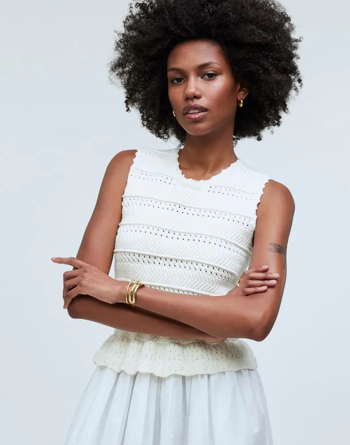 Women Dresses Madewell Banjanan Heather Crochet Dress