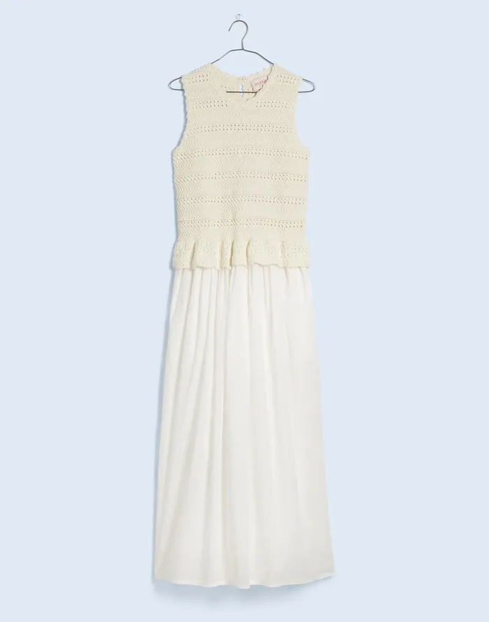 Women Dresses Madewell Banjanan Heather Crochet Dress