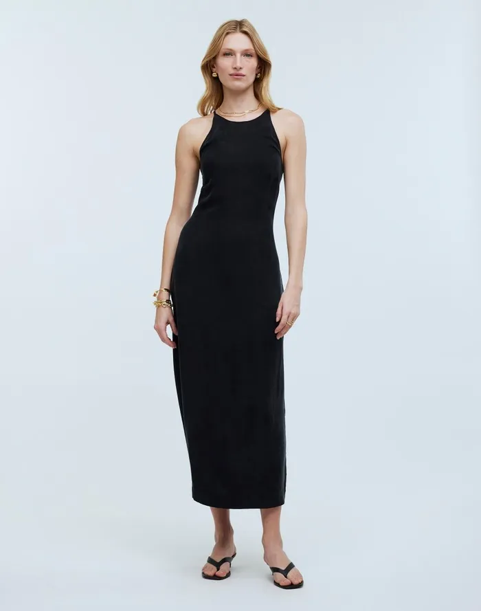 Women Dresses Madewell Crisscross Midi Slip Dress In CuproBlend
