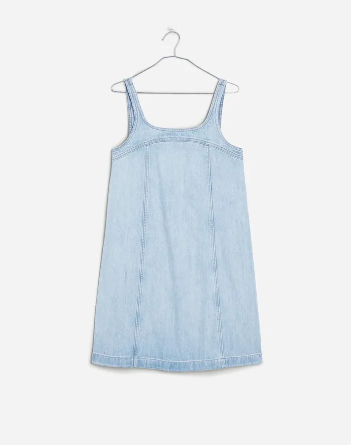 Women Dresses Madewell Denim ALine Sleeveless Mini Dress