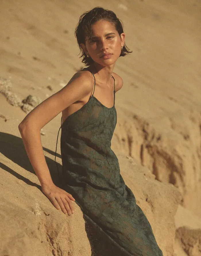 Women Dresses Madewell Floral Halter CoverUp Midi Dress