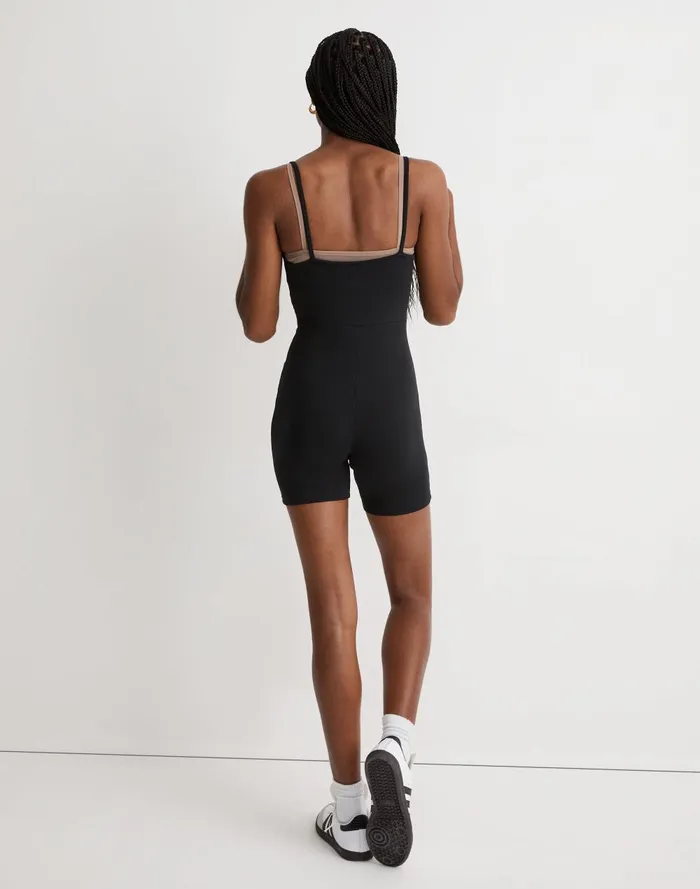 Women Dresses Madewell Knit Biker Unitard
