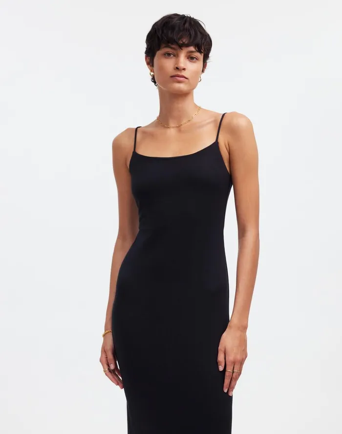 Women Dresses Madewell Knit SquareNeck Tank Dress