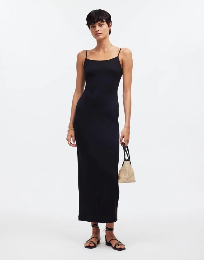 Women Dresses Madewell Knit SquareNeck Tank Dress