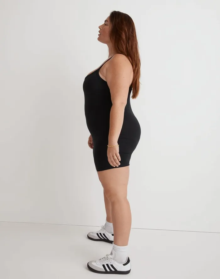 Women Dresses Madewell Plus Knit Biker Unitard