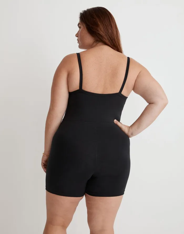 Women Dresses Madewell Plus Knit Biker Unitard