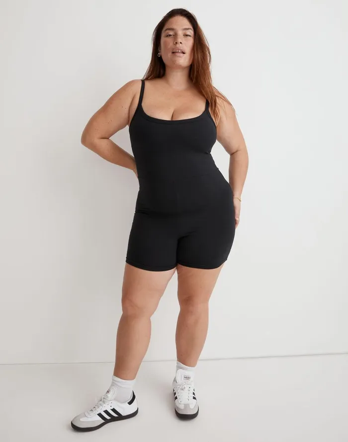 Women Dresses Madewell Plus Knit Biker Unitard