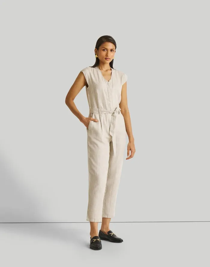 Women Dresses Madewell Reistor Evening Chai Jumpsuit
