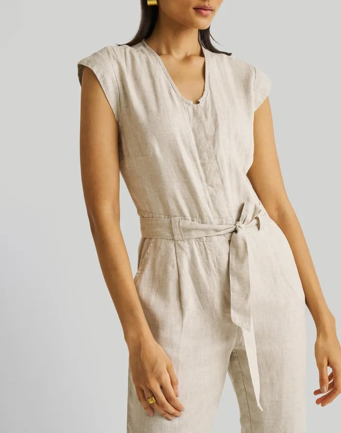 Women Dresses Madewell Reistor Evening Chai Jumpsuit