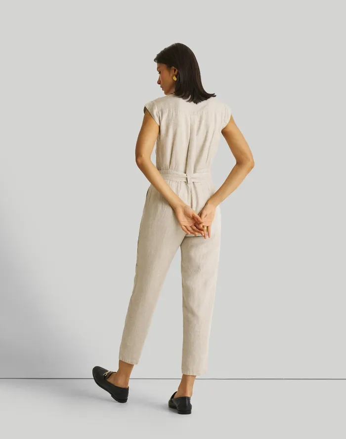 Women Dresses Madewell Reistor Evening Chai Jumpsuit