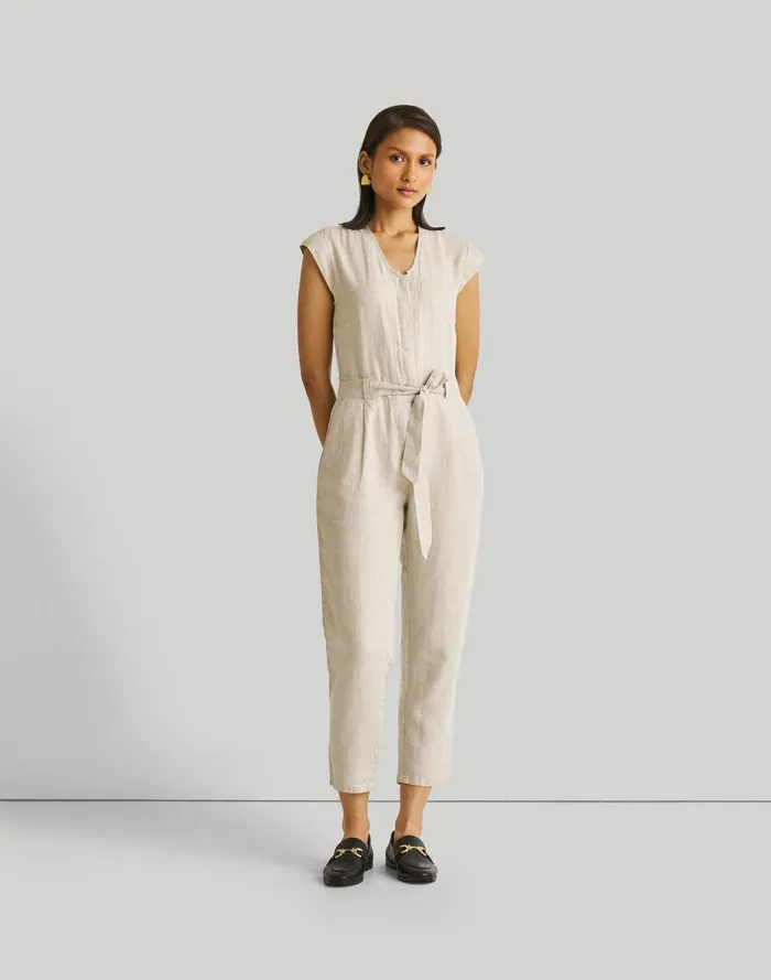 Women Dresses Madewell Reistor Evening Chai Jumpsuit