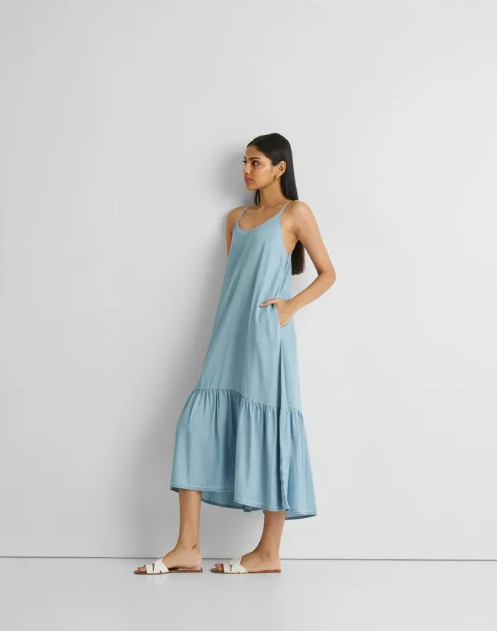 Women Dresses Madewell Reistor Flowy Maxi Dress