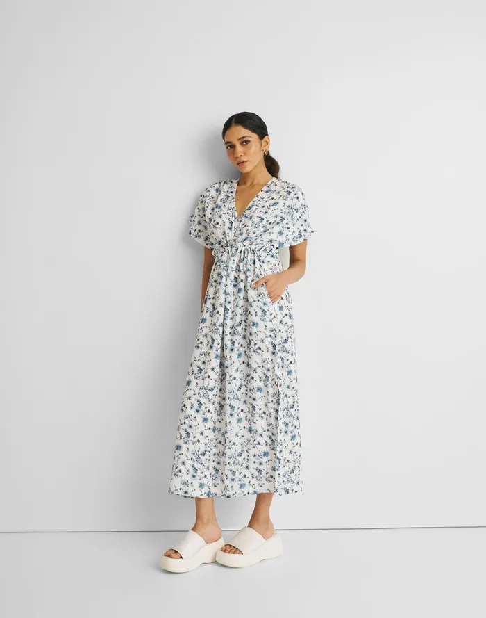 Women Dresses Madewell Reistor Gathered Maxi Dress