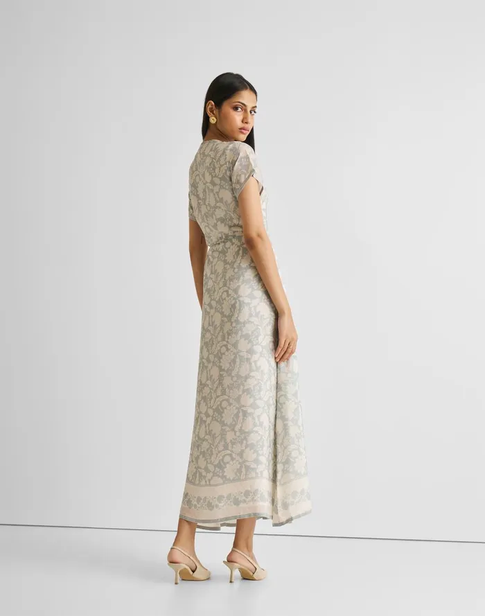 Women Dresses Madewell Reistor Maxi Wrap Dress