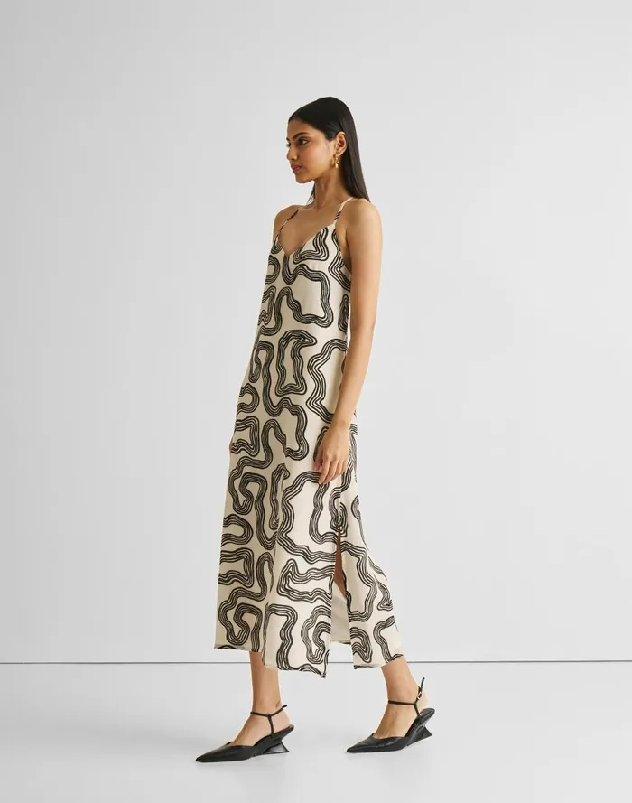 Women Dresses Madewell Reistor Midi Slip Dress