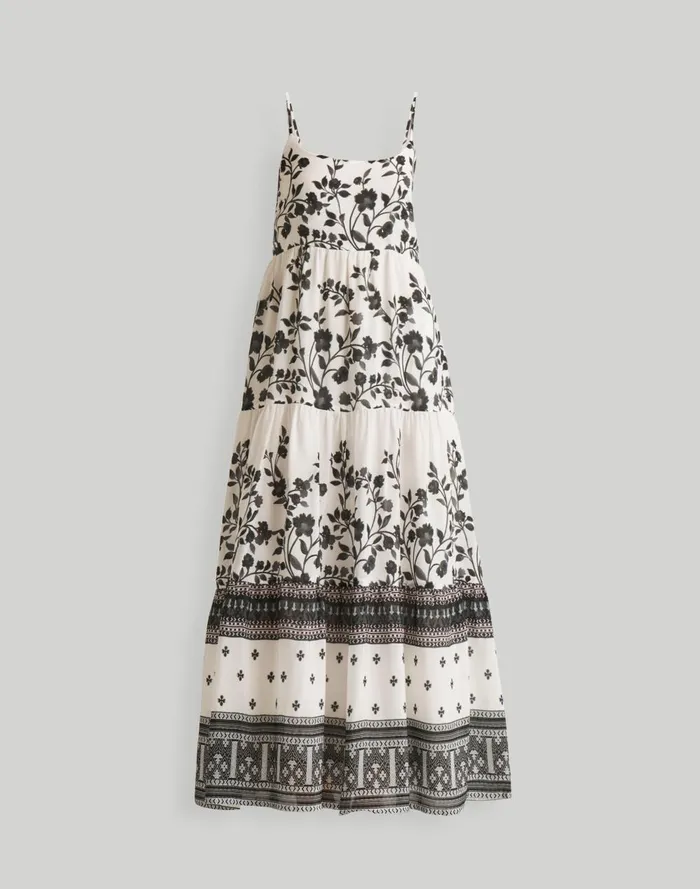 Women Dresses Madewell Reistor Strappy Tiered Maxi Dress
