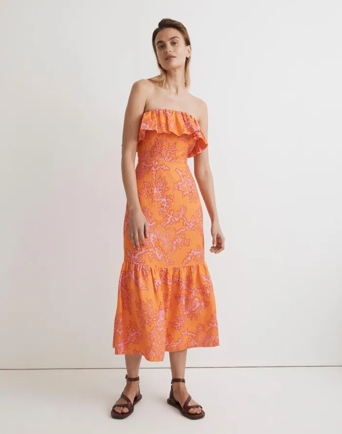 Women Dresses Madewell Rhode Thea Midi Dress