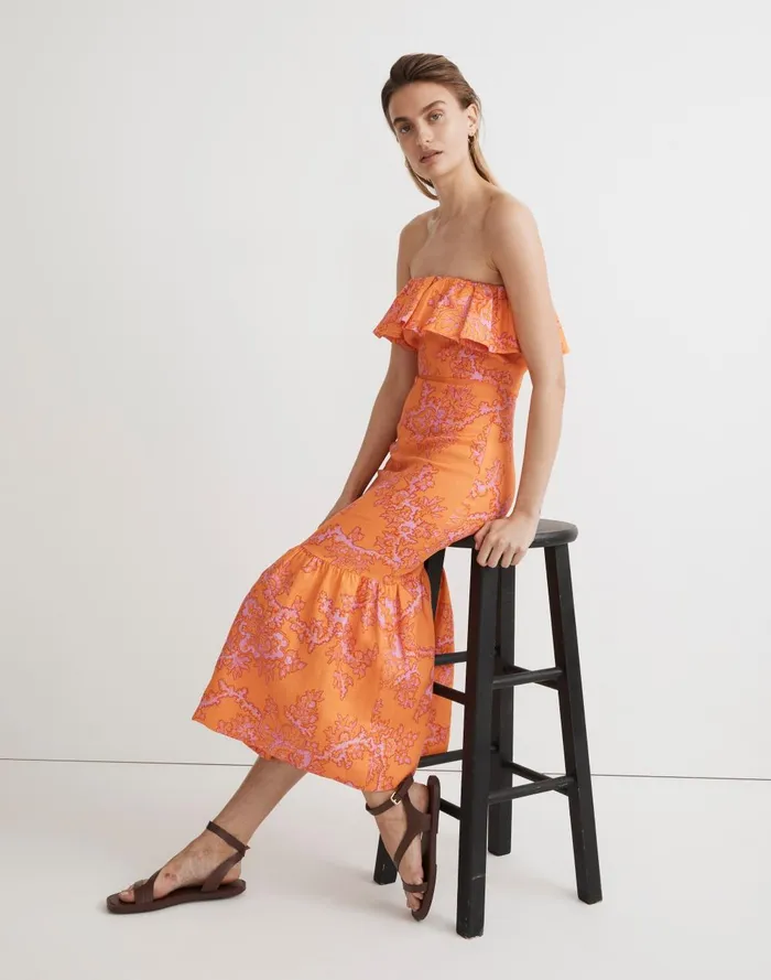 Women Dresses Madewell Rhode Thea Midi Dress