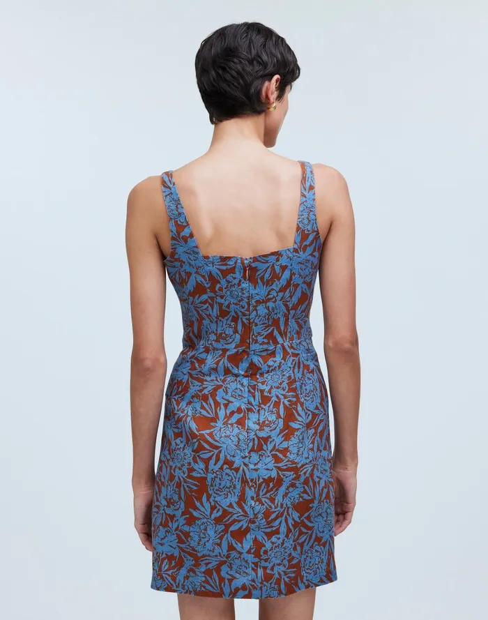 Women Dresses Madewell Sweetheart Midi Dress In Floral 100 Linen