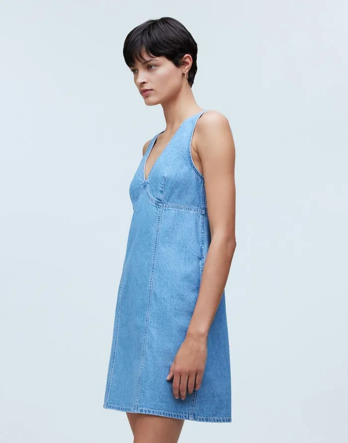 Women Dresses Madewell The Ariana VNeck Mini Dress