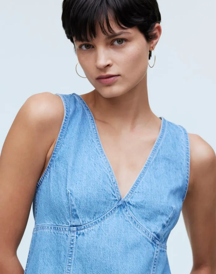 Women Dresses Madewell The Ariana VNeck Mini Dress