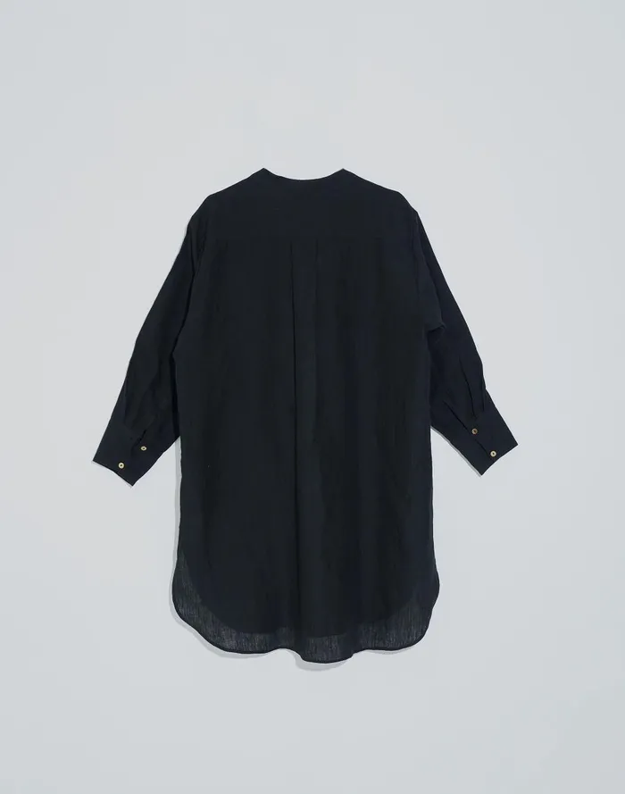 Women Dresses Madewell World Of Crow Easy Fit Black Linen Tunic