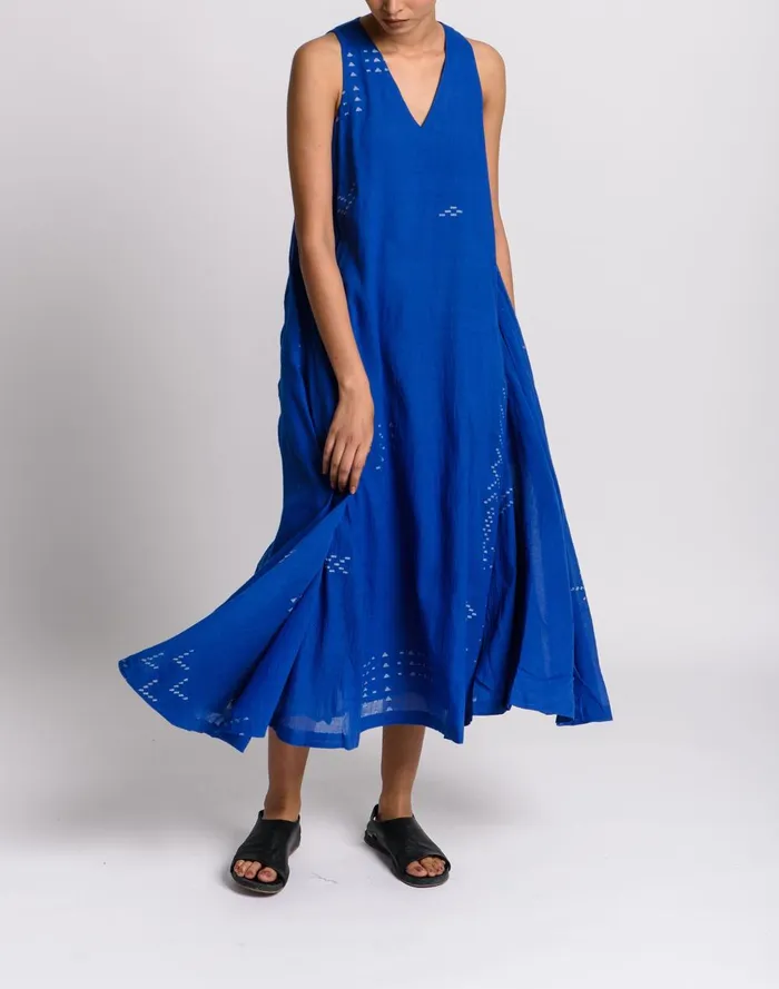 Women Dresses Madewell World Of Crow Holiday Dress In Cobalt