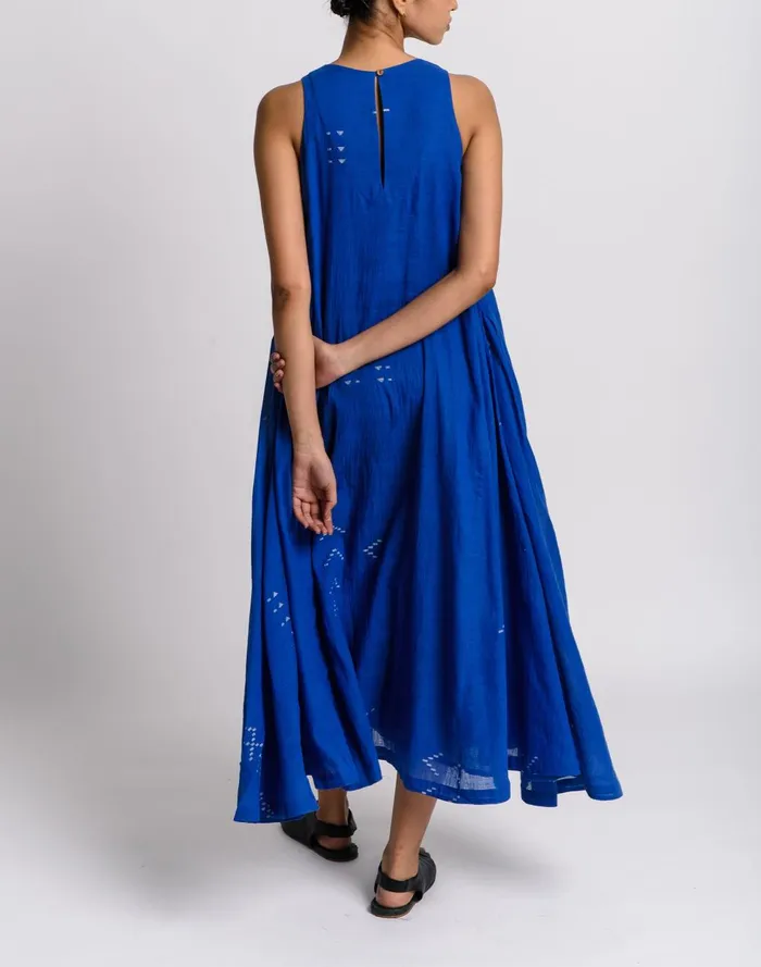 Women Dresses Madewell World Of Crow Holiday Dress In Cobalt
