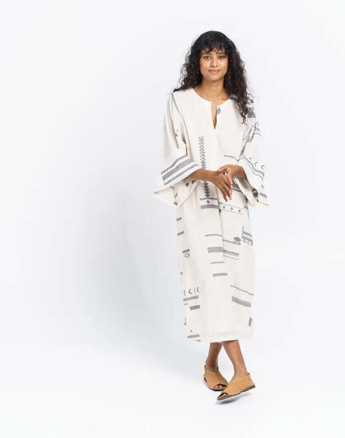 Women Dresses Madewell World Of Crow Oversized Sleeve StraightCut Dress