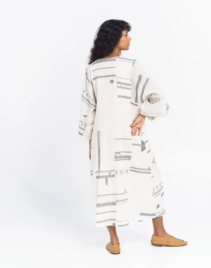 Women Dresses Madewell World Of Crow Oversized Sleeve StraightCut Dress
