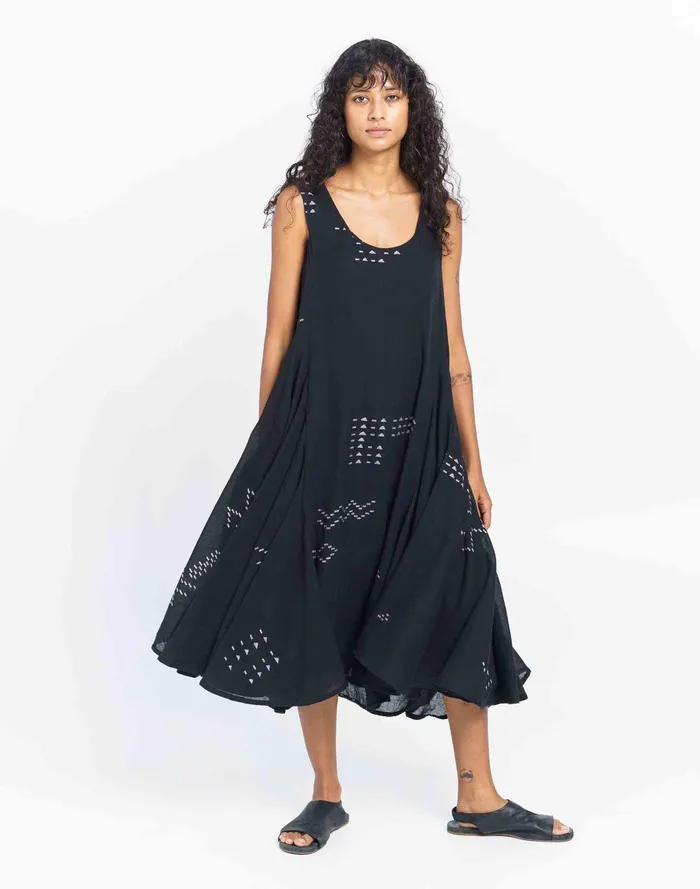 Women Dresses Madewell World Of Crow ScoopNeck Gathered Midi Dress