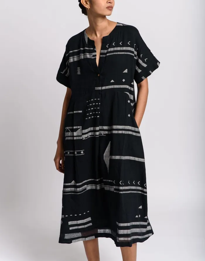 Women Dresses Madewell World Of Crow Shift Dress In Black