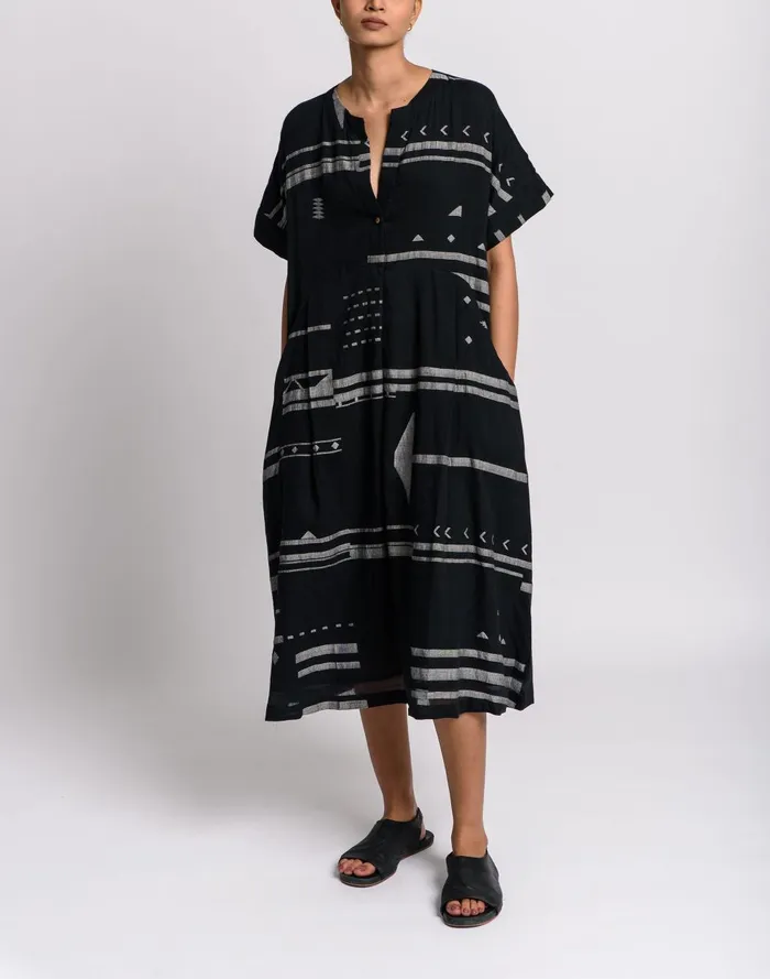 Women Dresses Madewell World Of Crow Shift Dress In Black