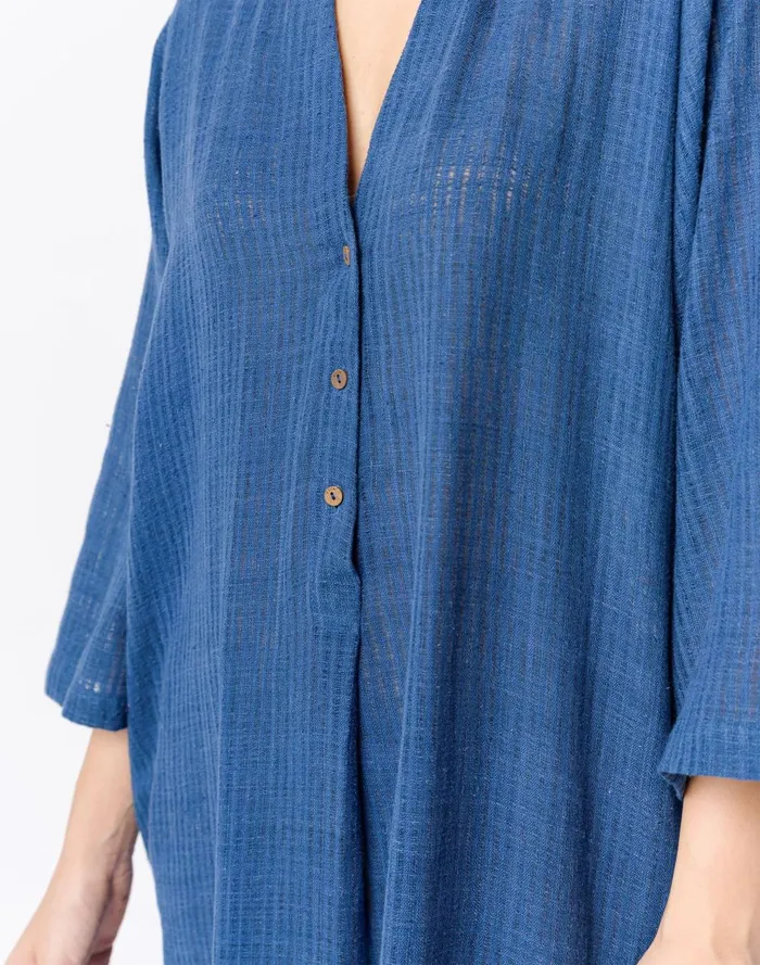 Women Dresses Madewell World Of Crow Very Blue Long Tunic
