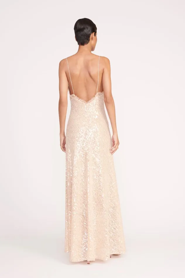 Women Dresses STAUD KEZIA DRESS BEIGE Women Dresses STAUD KEZIA DRESS BEIGE