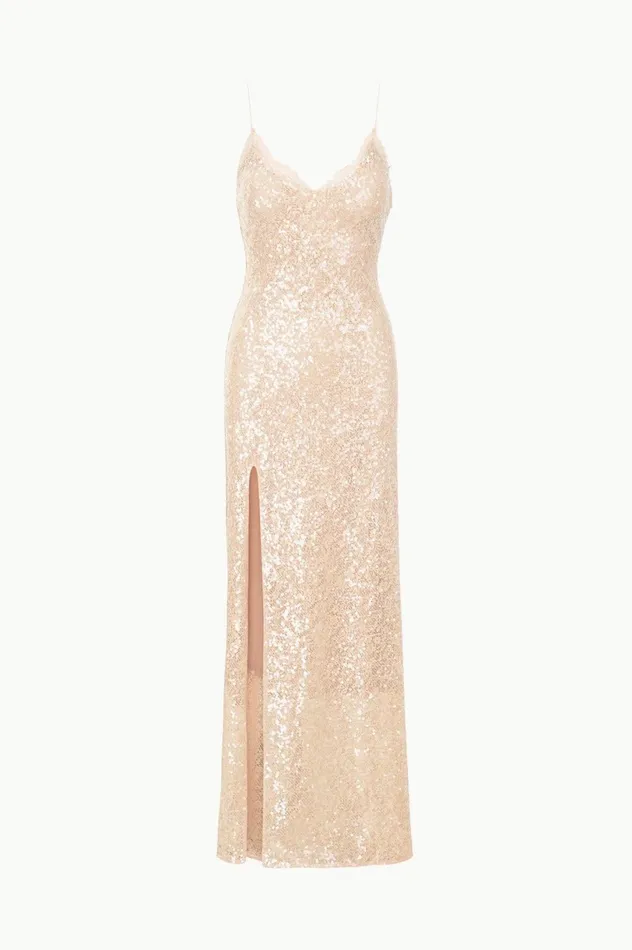Women Dresses STAUD KEZIA DRESS BEIGE Women Dresses STAUD KEZIA DRESS BEIGE