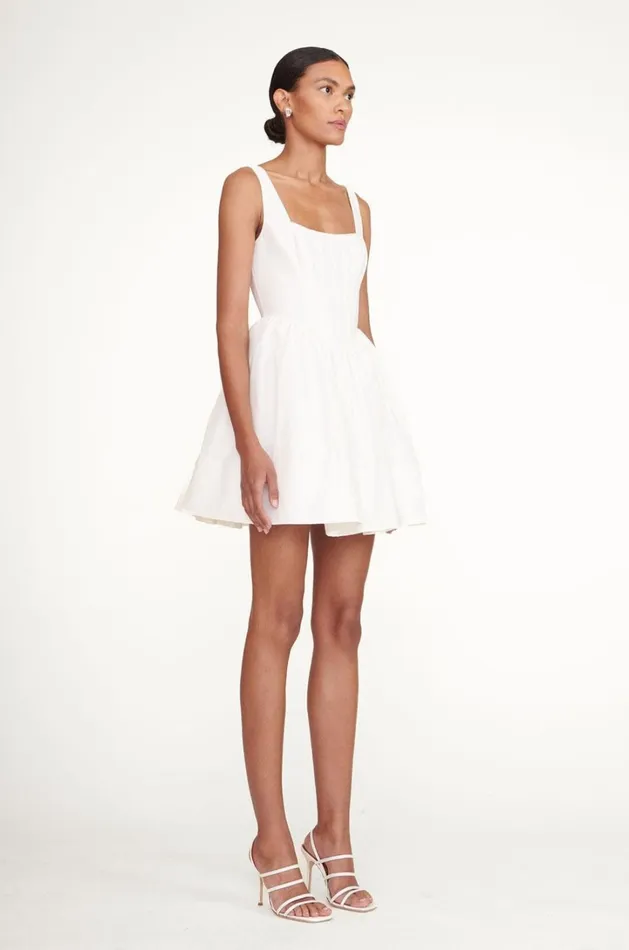 Women Dresses STAUD LANDSCAPE DRESS WHITE Women Dresses STAUD LANDSCAPE DRESS WHITE