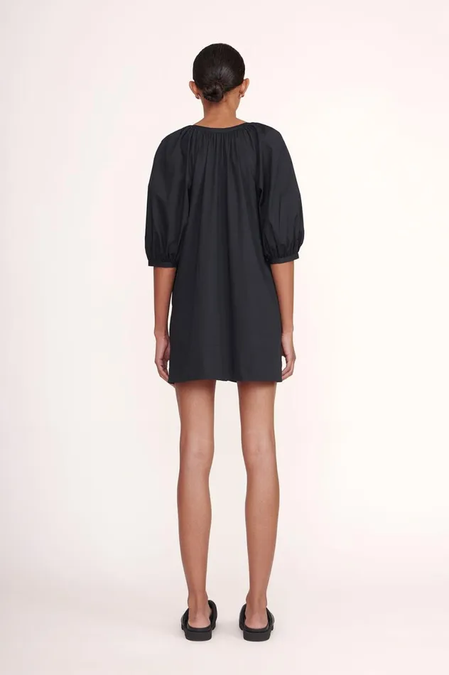Women Dresses STAUD MINI VINCENT DRESS BLACK Women Dresses STAUD MINI VINCENT DRESS BLACK