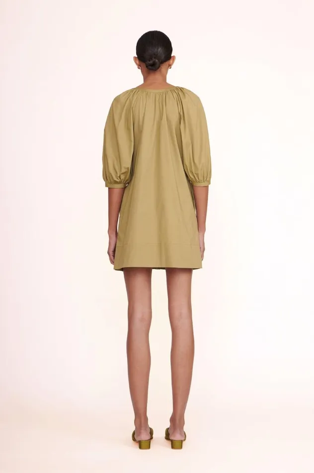 Women Dresses STAUD MINI VINCENT DRESS KHAKI Women Dresses STAUD MINI VINCENT DRESS KHAKI