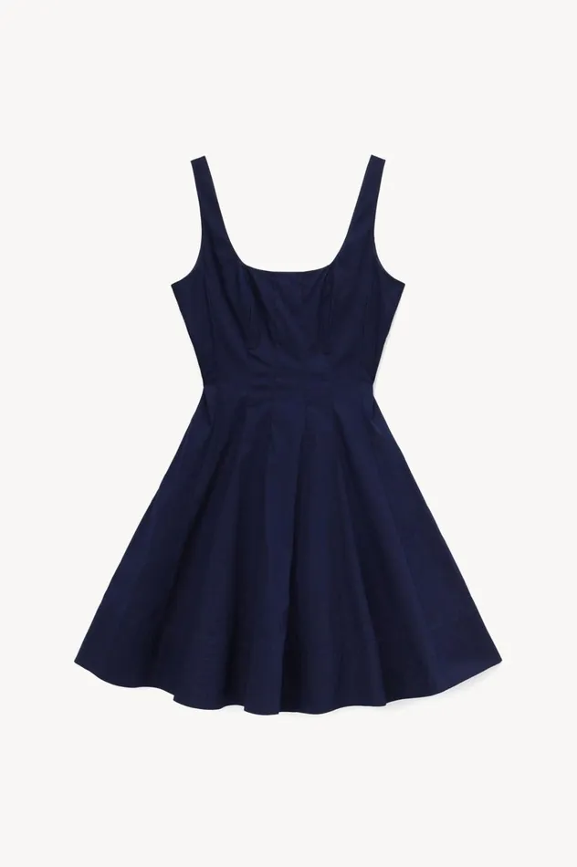 Women Dresses STAUD MINI WELLS DRESS NAVY Women Dresses STAUD MINI WELLS DRESS NAVY