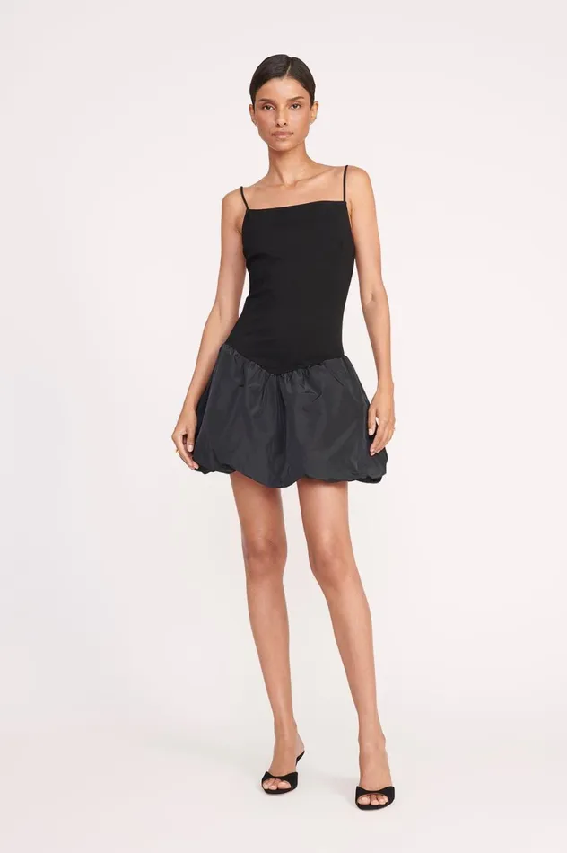 Women Dresses STAUD STAUD ABLEE DRESS BLACK