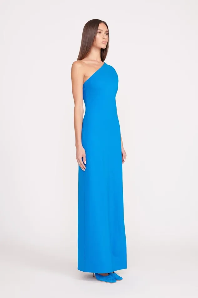 Women Dresses STAUD STAUD ADALYNN DRESS DIRECTOR BLUE Women Dresses STAUD STAUD ADALYNN DRESS DIRECTOR BLUE