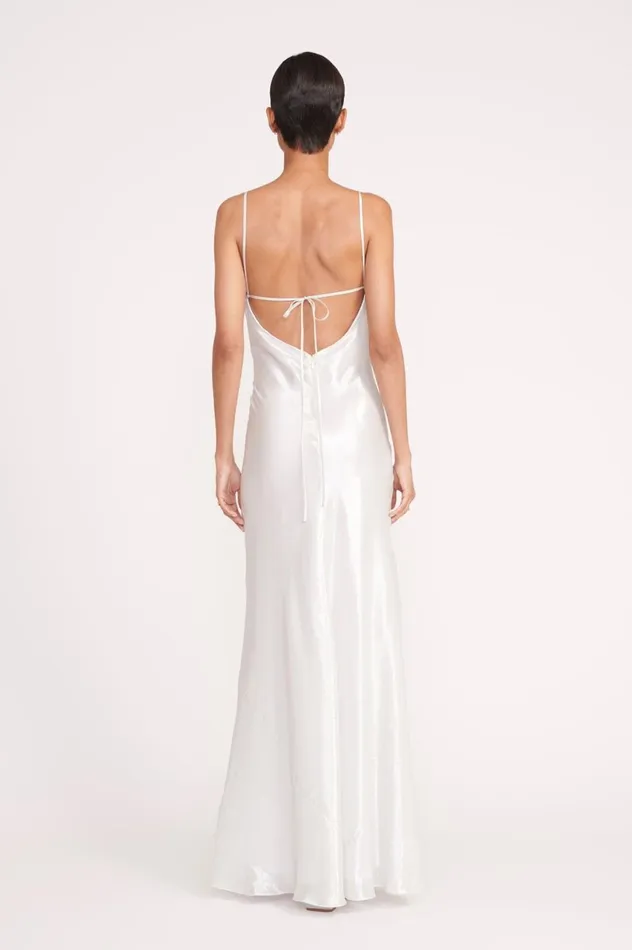 Women Dresses STAUD STAUD ALEXA DRESS SILVER Women Dresses STAUD STAUD ALEXA DRESS SILVER