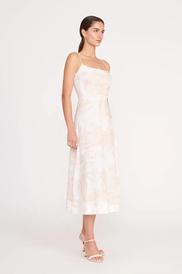 Women Dresses STAUD STAUD AMARANTH DRESS IVORY BEIGE TOILE Women Dresses STAUD STAUD AMARANTH DRESS IVORY BEIGE TOILE